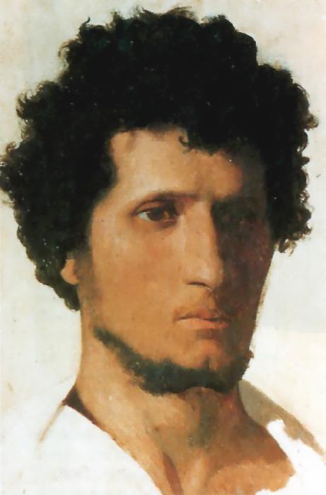 Jean Leon Gerome Head of a Peasant of the Roman Campagna Sweden oil painting art